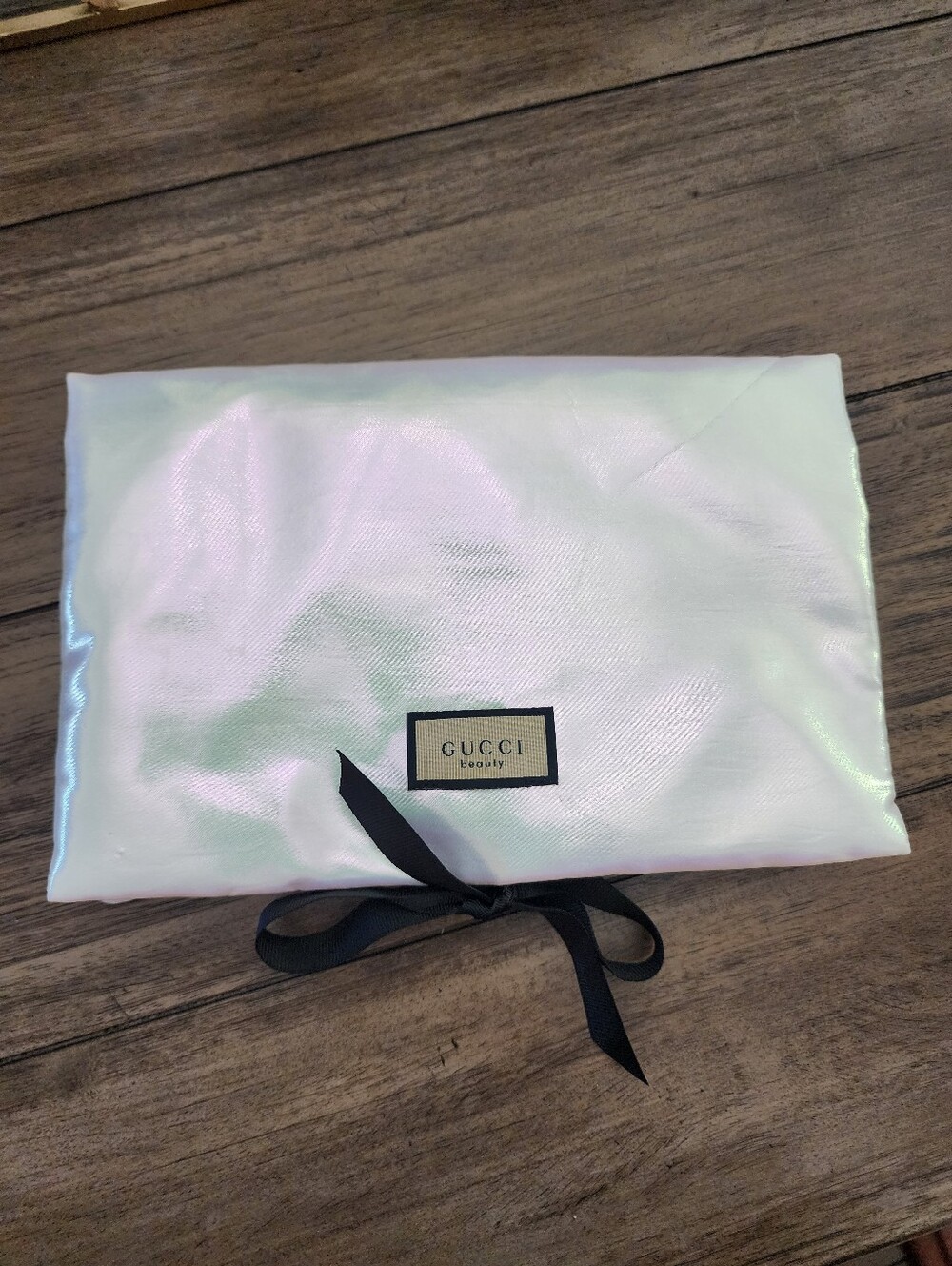 Gucci Floral Silk-Print Cosmetic Pouch - Turquoise & Red
